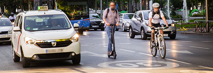 Nueva instrucción de la DGT sobre vehículos de movilidad personal
