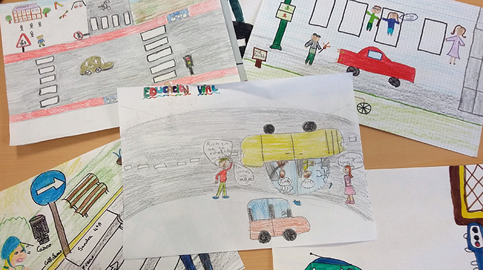 I Concurso de Dibujo Escolar de Educación Vial Respetando las normas voy  seguro  Noticias y actualidad de Abarán