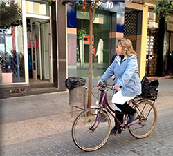 Circulando en bicicleta por Lorca