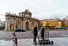 Madrid contra los patinetes