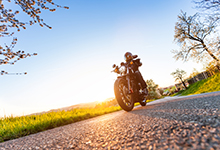 Moto en verano