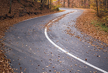 La carretera en otoño