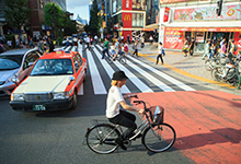Ciclistas Japón