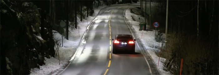 Iluminación de carretera inteligente