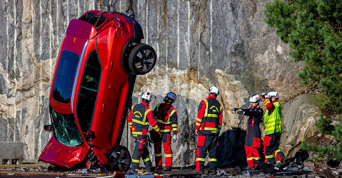 Crash test de Volvo