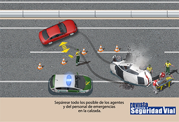 Cómo comportarse ante un vehículo prioritario en un accidente