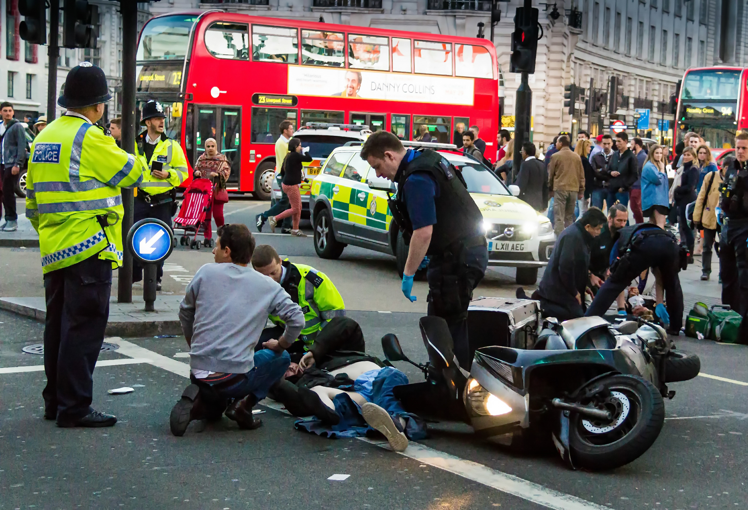 Accidente de moto en Reino Unido