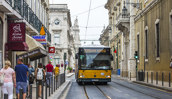 Prioridad en los autobuses de Lisboa