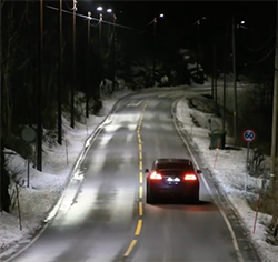 Iluminación de carretera inteligente