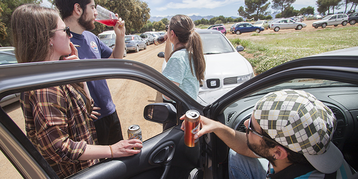 Los universitarios españoles más proclives a beber alcohol y conducir