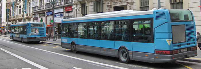 Autobuses urbanos con tecnología para prevenir accidentes