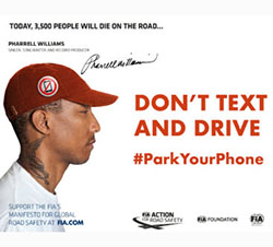 Campaña para prevenir del uso del teléfono móvil al volante