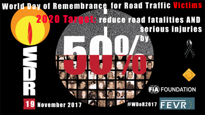 Día Mundial en Recuerdo a las víctimas de Accidente de Tráfico