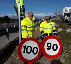 Mañana entra en vigor el límite a 90 km/h en carreteras convencionales