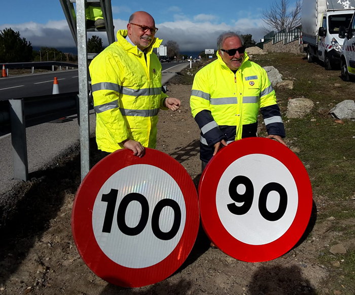 Mañana entra en vigor el límite a 90 km/h en carreteras convencionales