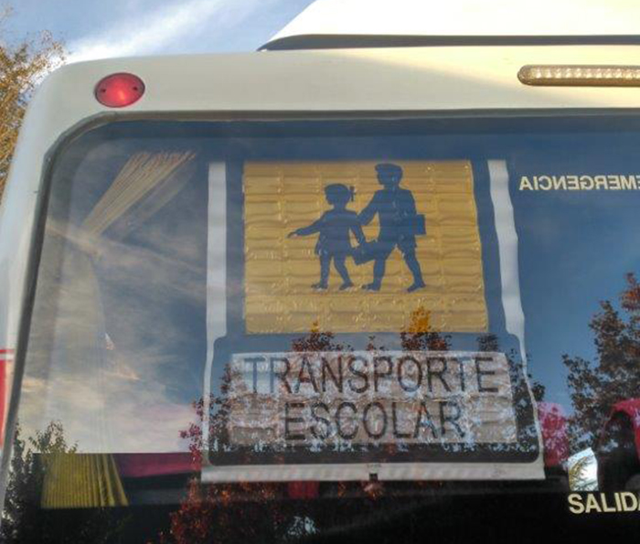 Campaña de control de transporte escolar