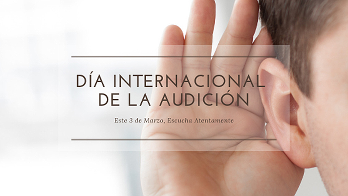 Cartel Día Internacional de la Audición