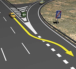 Marcha atrás autovía