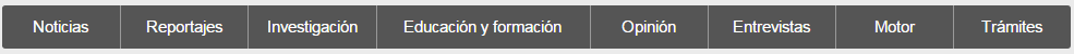 Imagen que presenta las secciones de la Home